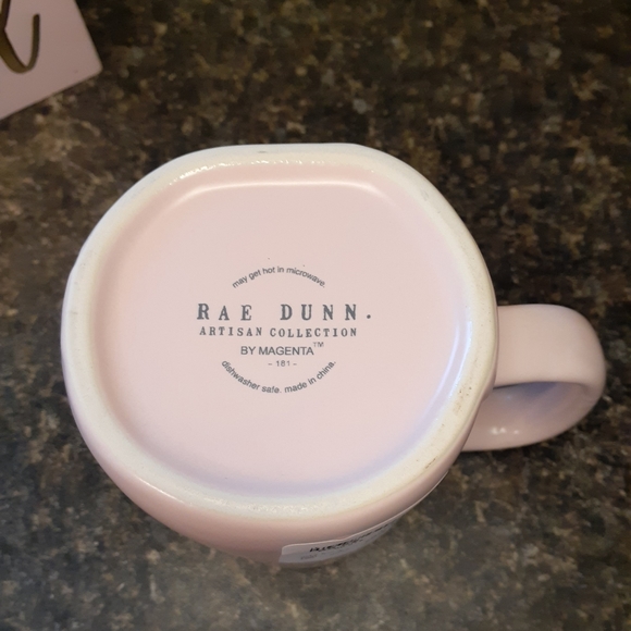 SOLD*Pink Rae Dunn mug - Picture 3 of 3